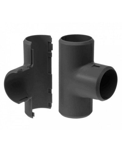 Тройник разборный черный д25 (30шт/300шт уп/кор) Промрукав (PR13.0197) в Оренбурге Повороты, муфты, тройники Pintop.ru