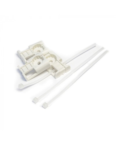 Комплекты крепления площадка для прямого монтажа белая со стяжкой 2,5х100 мм (100 шт) Промрукав (PR13.02512) в Оренбурге Аксессуары для кабель-канала Pintop.ru