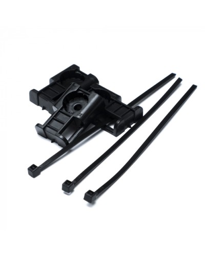 Комплекты крепления площадка для прямого монтажа черная со стяжкой 2,5х100 мм (100 шт) Промрукав (PR13.02513) в Оренбурге Аксессуары для кабель-канала Pintop.ru