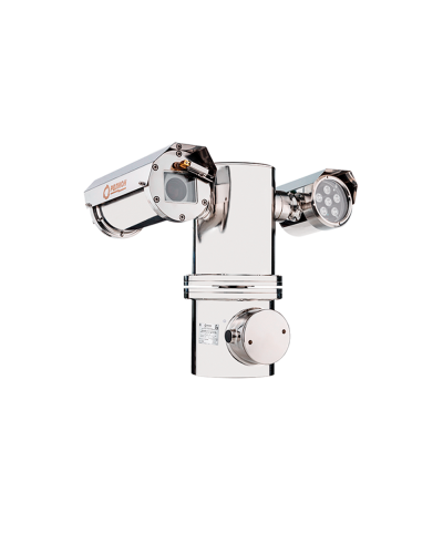 Взрывозащищенный термокожух на поворотной платформе для IP видеокамеры с ИК подсветкой Релион-PTZ-Exd-Н-В-ИК-СО 220В в Оренбурге Системы видеонаблюдения Pintop.ru