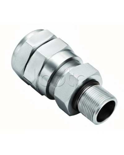 Кабельный ввод для бронированного кабеля с уплотнением внутренней оболочки кабеля резьбой G1/2, внешним диаметром кабеля D= 8-12мм и проходным диаметром кабеля d= 4-8 мм Спектрон КВБ-12/8-М-G1/2 в Оренбурге Аксессуары для кабель-канала Pintop.ru