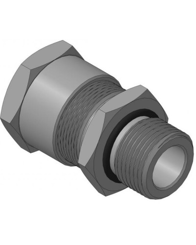 Кабельный ввод с резьбой G1/2 мм для открытой прокладки кабеля с проходным диаметром d=8-12 мм Спектрон КВН-ЕХЕ-12-Н-G1/2 в Оренбурге Аксессуары для кабель-канала Pintop.ru