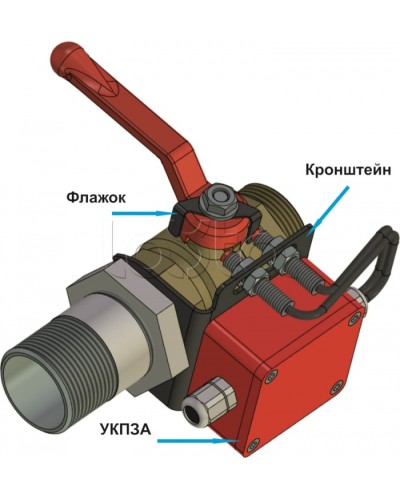 Устройство контроля положения запорной арматуры УКПЗА v2 Спецавтоматика в Оренбурге Устройства контроля положения дисковых затворов Pintop.ru