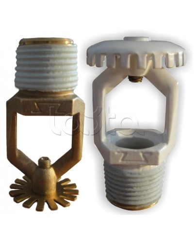 Ороситель дренчерный водяной и пенный Спецавтоматика ДУО0-РВд0,60-R1/2/В3-SU-К115 (белый) (RAL 9016) в Оренбурге Оросители Pintop.ru