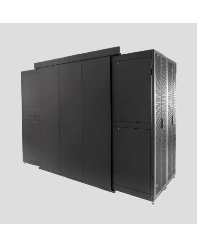 Панель задняя двухрядного коридора сплошная 48U для шкафов серии ШТК-СП-48.×.× ЦМО ЦОД-СП-Ф2-48-9005 в Оренбурге Аксессуары для стоек и шкафов Pintop.ru