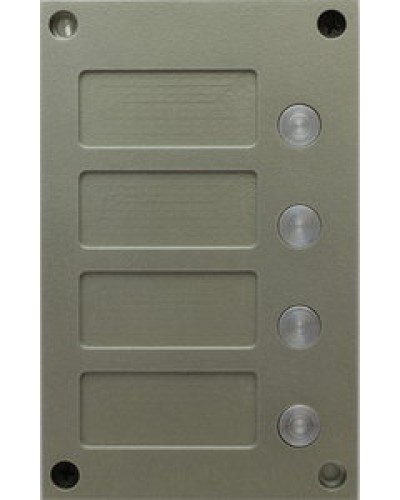 Панель кнопочная Vizit BS-424-4 в Оренбурге Блоки вызова многоабонентные Pintop.ru