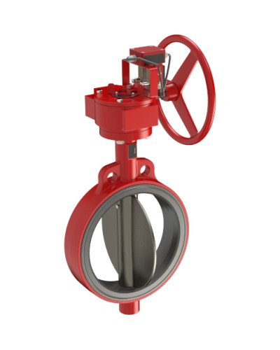 Затвордисковый с ручным приводом с контролем положения УКПЗА Спецавтоматика 3т 200/1,6(Р)-Ф.У3.1-АМК-200v1 в Оренбурге Затворы дисковые Pintop.ru