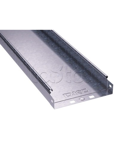Лоток неперф. 300x80 металл. L 3000, горячеоцинкованный DKC 35065HDZ в Оренбурге Кабельные лотки Pintop.ru