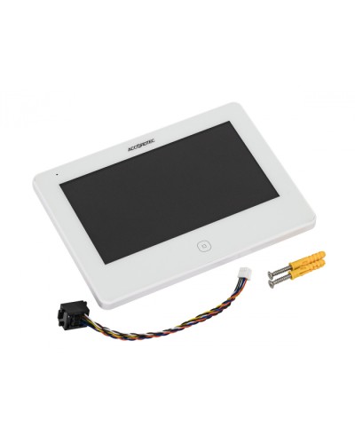 Монитор видеодомофон AccordTec AT-VD 770W WH в Оренбурге Абонентские IP устройства Pintop.ru