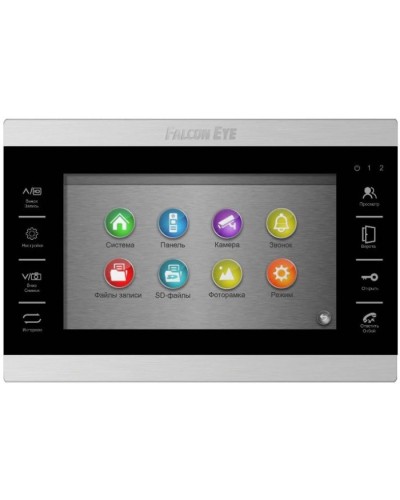 Видеодомофон Falcon Eye FE-70 ATLAS HD (Black) XL в Оренбурге Абонентские видеоустройства Pintop.ru