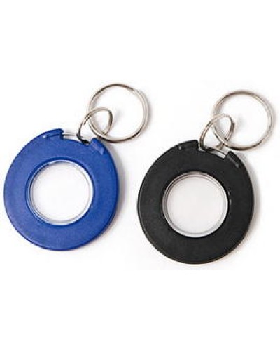 Брелок IronLogic IL-08MBT, 1K, с кольцом, синий с прозрачной серединой в Оренбурге Оптовые идентификаторы Pintop.ru