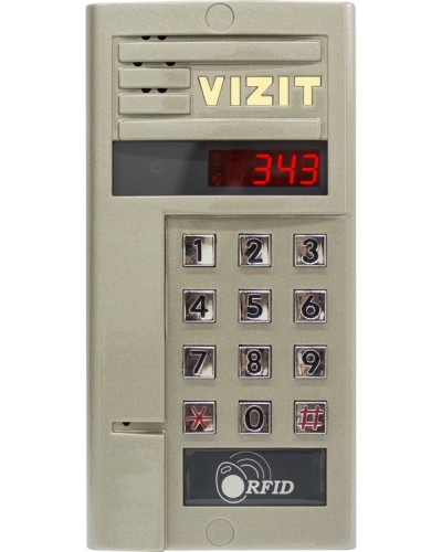 Блок вызова для совместной работы с БУД-302 VIZIT БВД-343F в Оренбурге Блоки вызова многоабонентные Pintop.ru