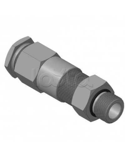 Кабельный ввод для бронированного кабеля с двойным уплотнением резьбой G1/2, внешним диаметром кабеля D=11-15 мм и проходным диаметром кабеля d=6-10 мм Спектрон КВБ-15/10-2У-М-G1/2 в Оренбурге Аксессуары для кабель-канала Pintop.ru