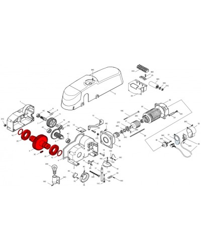 Клемная колодка подключения с держателем предохранителя Came 119RIE205 в Оренбурге Запчасти для шлагбаумов и автоматики Pintop.ru