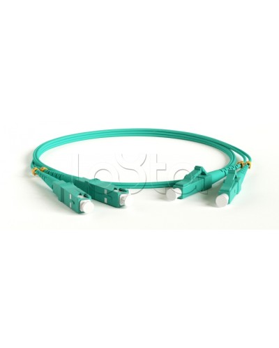 Патч-корд волоконно-оптический Hyperline FC-D2-503-SC/PR-SC/PR-H-2M-LSZH-AQ в Оренбурге Патч-корды оптические Pintop.ru