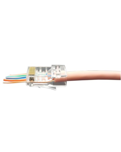Разъем легкой оконцовки RJ-45 (8P8C) под витую пару Hyperline (PLEZ-8P8C-U-C5-100) в Оренбурге Патч-корды и пигтейлы Pintop.ru