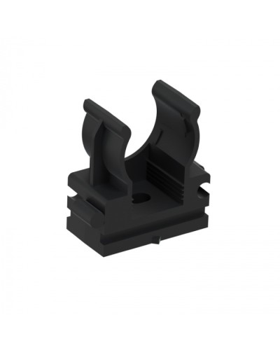 CFQ16 Держатель (клипса) для труб, для монтажного пистолета D16мм, цвет чёрный (10шт) Экопласт (41516-10BL) в Оренбурге Держатели, клипсы, скобы Pintop.ru