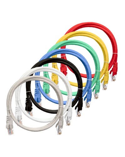 Шнур коммутационный 2хRJ45/8P8C U/UTP кат.5е (NMC-PC4UD55B-050-GN) NIKOMAX (5 м) в Оренбурге Патчкорды (медные) Pintop.ru