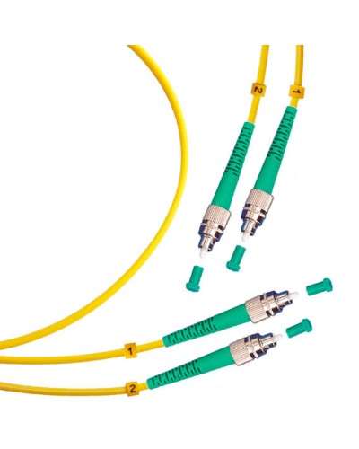 Шнур оптический duplex FC/APC-FC/APC 9/125 sm 25м LSZH Cabeus FOP(d)-9-FC/APC-FC/APC-25m в Оренбурге Патч-корды оптические Pintop.ru