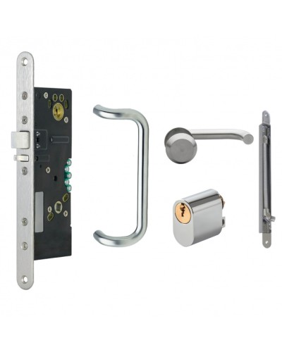 Готовый комплект для установки замка RusGuard Моторный замок RG-Lock 595 (KIT) (Комплект) в Оренбурге Защелки Pintop.ru