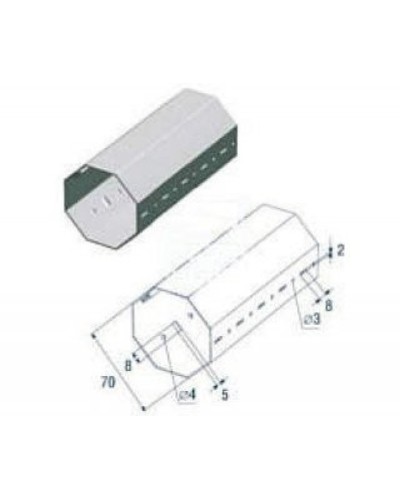 Выходной фланец G12000 Came 119RIG112 в Оренбурге Запчасти для шлагбаумов и автоматики Pintop.ru