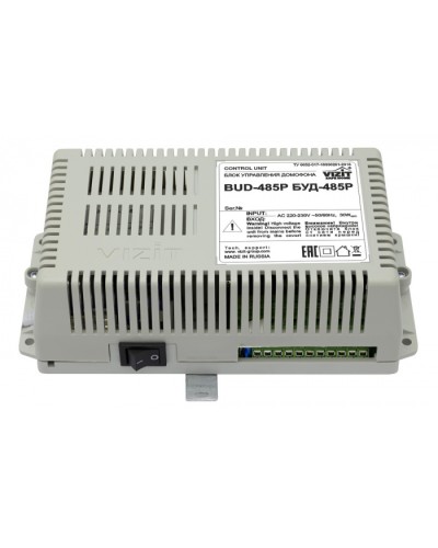 Блок управления домофона Vizit БУД-485Р в Оренбурге Блоки управления многоабонентные Pintop.ru