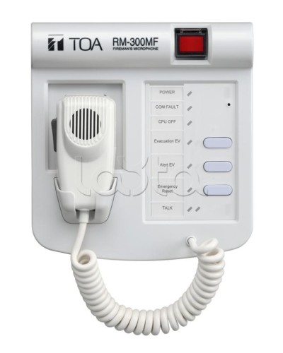 Панель микрофонная пожарная для серии VM-3000 в Оренбурге Системы оповещения и трансляции TOA Pintop.ru