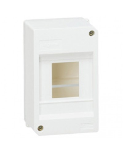 Щиток накладной Mini S 4 модуля белый Legrand 001357 в Оренбурге Боксы для автоматов Pintop.ru