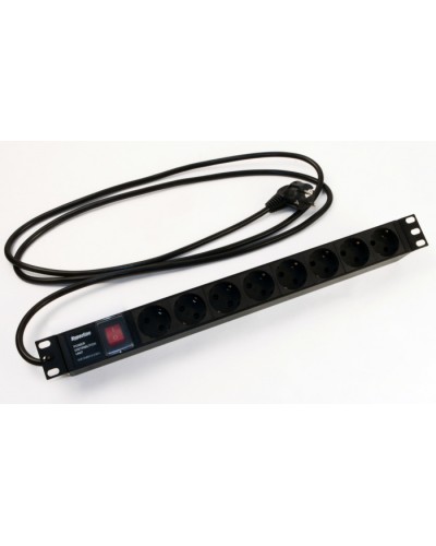 Блок розеток Hyperline SHE19-8SH-S-2.5EU в Оренбурге Блоки розеток Pintop.ru